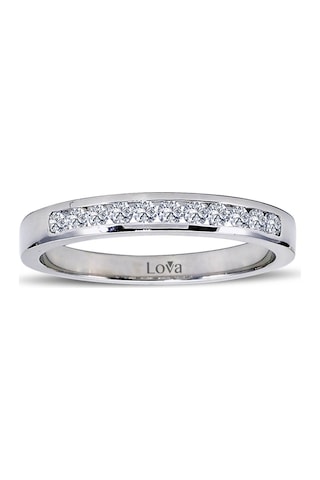 Lova 0,32 Karat Pırlanta Yarımtur Yüzük - 1020216