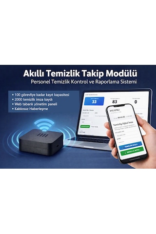 Akıllı Temizlik Takip Modülü Personel Temizlik Kontrol Ve Raporlama Sistemi