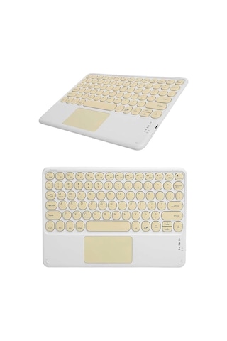 Znv Zenvia Mey İthalat Bluetooth Touchpad Klavye Ultra İnce Taşınabilir Q Klavye Znv2025 Cmn