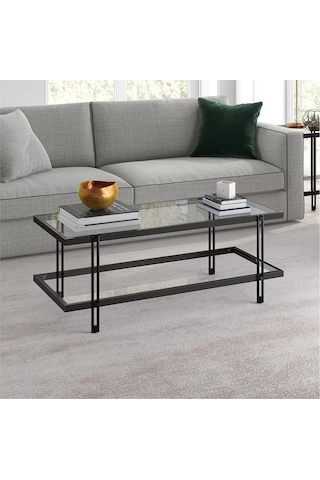 Dolores Siyah Metal Orta Sehpa 120 60