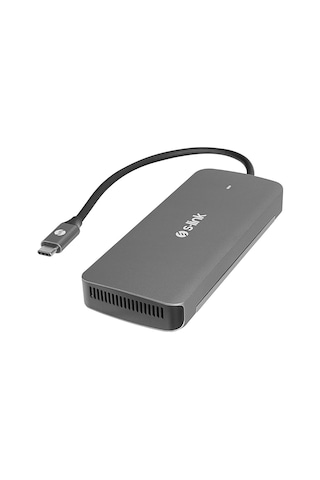 S-link Swv-usbc036 6 İn 1 Gri Metal Type-c To Hdmı+usb3.0+pd3.0 Usb-c 3.1 M.2 Ssd Fonskiyonlu 6 İn 1 Usb-c Hub, Type C M.2 Ssd Okuyucu