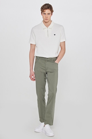 Wrangler Texas Slim Fit Dar Kesim Normal Bel Siyah Esnek Pantolon Yeşil