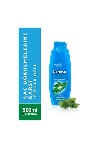 Blendax Saç Dökülmelerine Karşı Isırgan Özlü Şampuan 4 x 500 ML