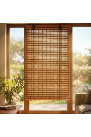 80x160 Bambu Stor Avanos-162900 Açık Kahverengi