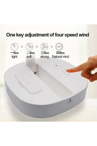 7000 Mah Mini Katlanır Teleskopik Zemin Fan Usb Şarj Edilebilir Yaz Dilsiz Sessiz Masaüstü Masa Fan Ofis Yatak Odası Home Fanlar 1z202v Beyaz