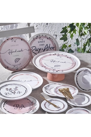 Fecra Rosy 19 Parça Sunum Ve Servis Seti