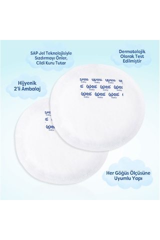 Wee Baby Klasik Göğüs Pedi 40'lı