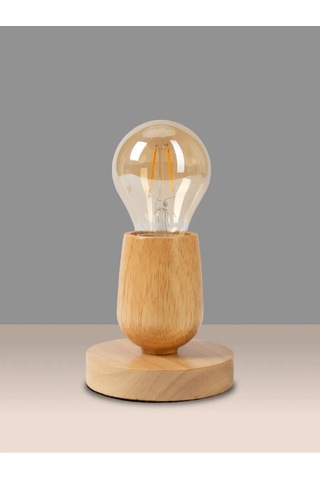 Lamplandia Masa Lambası, Gece Lambası 237903523 Açık Renk Ahşap