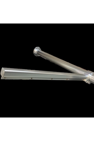 TEMAKS Balkon Küpeşte Çamaşır Kurutma Askılığı 50 MM Boru Krom