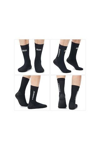 Vkemall 3mm Neopren Dalış Çorapları - Erkek/kadın Su Geçirmez Kaymaz Plaj Ve Yüzme Çorapları Diğer