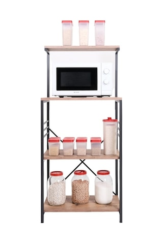 Arpelia Çok Amaçlı Mutfak Dolabı 134x60x40 Cm Antrasit