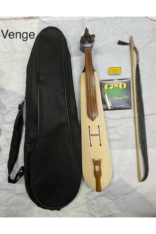 Venge Ağacı Kemençe Atkılı Yay+ 1 Takım Kemençe Teli + Reçine + Kılıf Dahildir