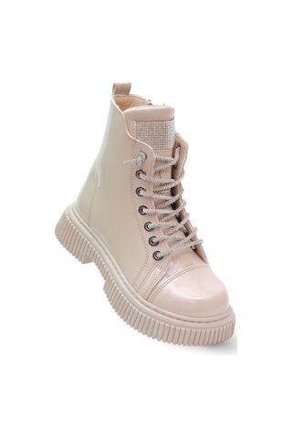 Kaptan Junior Kız Çocuk Botu Poyk 560 Krem