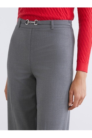 Lcw Vision Gri Dar Fit Geniş Paça Kadın Pantolon