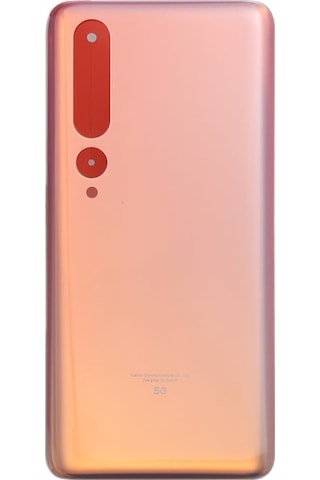 Xiaomi Mi 10 5guyumlu Arka Pil Batarya Kapağı Cam M2001j2g M2001j2ı - Gold