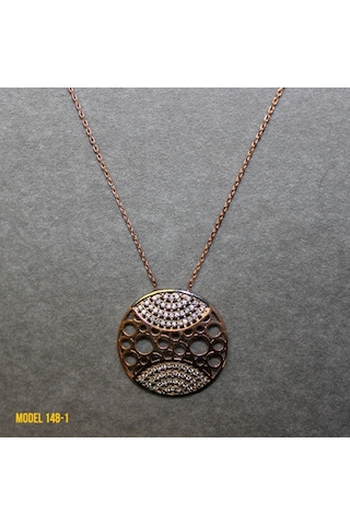 Osmanlı Motif Yuvarlak Kolye (407360813)