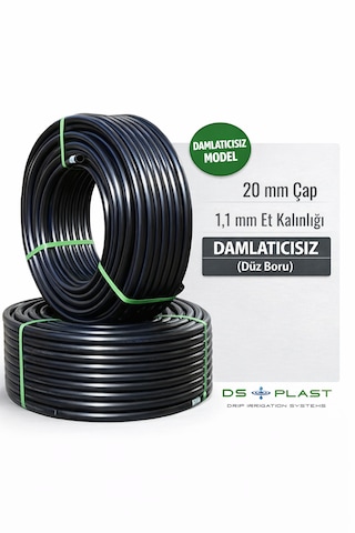 20 Mm Deliksiz Kör Damla Sulama Borusu - Hortumu 300 Metre 1,1 Mm 20 Mm Deliksiz Kör Damla Sulama Borusu - Hortumu 300 Metre 1,1 Mm