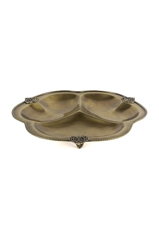 Mikasa Moor Bakır Antik 3 Bölmeli Sunumluk 31x6 Cm Sarı
