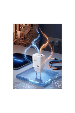 20 W Adaptör Başlık Ve Kablosu