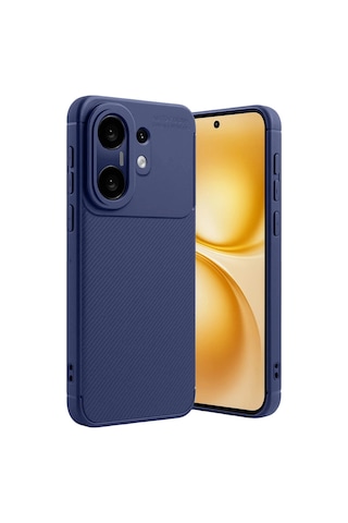 Vivo X200 Fe Auto Focus Karbon Kapak - Lacivert