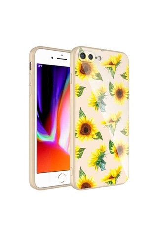 Apple Uyumlu iPhone 7 Plus Kılıf Kamera Korumalı Desenli Sert Silikon Zore Epoksi Kapak NO2
