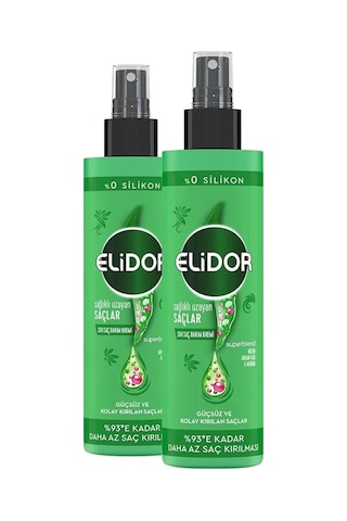 Elidor Sıvı Saç Bakım Kremi Uzayan Saçlar 200 Ml X2