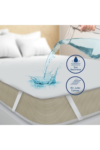 Mattdress Tek Kişilik Pamuklu Yatak Koruyu Alez 100x200