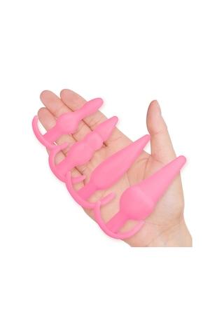 Odins Shop 4 Parça Anal Plug Seti - Ten Rengi