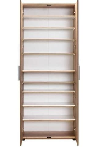 Adore Porto 10 Raflı Kapaklı Geniş Ayakkabılık Açık Ceviz Tori 76 187 36cm Shc-529-tt-2