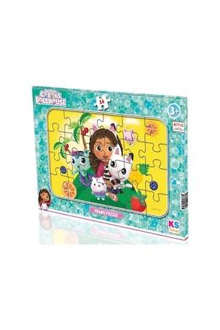 Ks Games 24 Parçalık Frame Puzzle - Gabby Dollhouse - Gb704-1