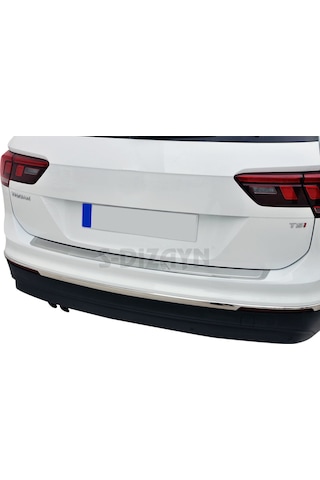 S-Dizayn  Volkswagen Tiguan Krom Arka Tampon Eşiği 2016 Üzeri
