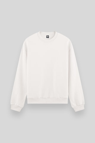 Standart Fit Basic O Yaka 2li Paket Ekru-parlament Erkek Sweatshirt - 88053 Ekru - Mavi