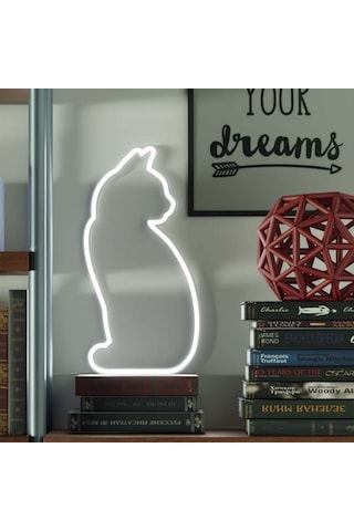 Just Mustard Cat Led Işık Çok Renkli