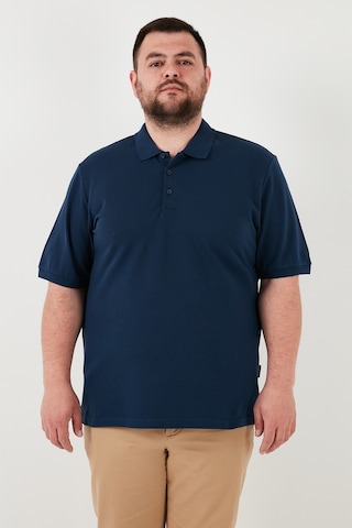 Buratti Pamuklu Regular Fit Büyük Beden Erkek Polo Yaka T Shirt 5902127B Indigo