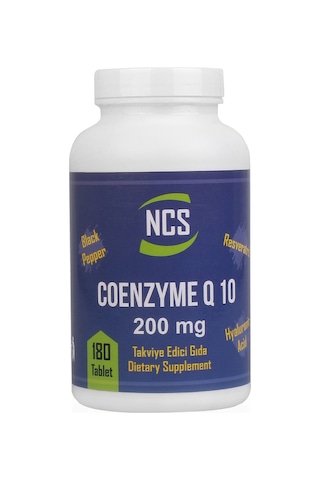 Ncs Coenzyme Q-10 200 Mg Resveratrol Hyaluronic Acid 180 Tablet