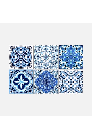 Tink Mavilim Desenli Pvc Karo Diğer