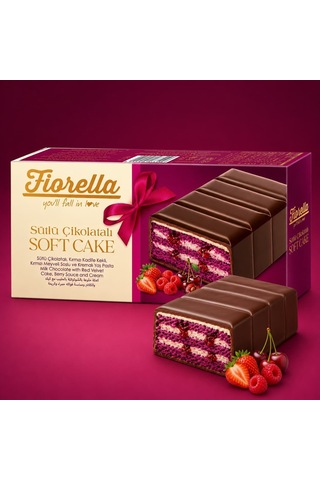 Fiorella Orman Meyveli Yaş Pasta 400 Gr. 1 Paket