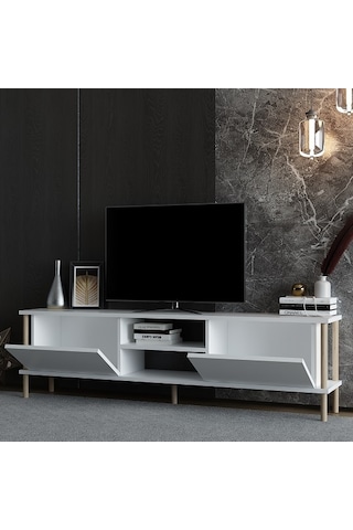 Tv Sehpası Afra Beyaz 150 Cm