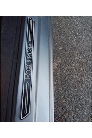 Toyota Starlet Pleksi Kapı Eşiği 4'lü Set Ön Arka Pianoblack Exclusıve Yazılı