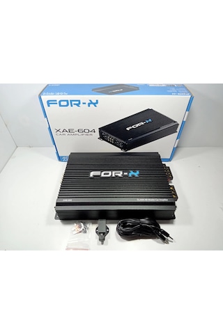 For-x Amfi 4 X 60 Rms Ses Ve Bass Amfisi For-x Xae-604 Ab Class Oto Anfi