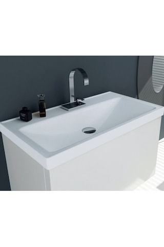 Karen Banyo Sky 80 CM Dolap Uyumlu Seramik Lavabo
