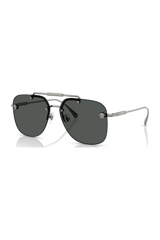 Versace Ve2296 100187 60 Unisex Güneş Gözlüğü Gri