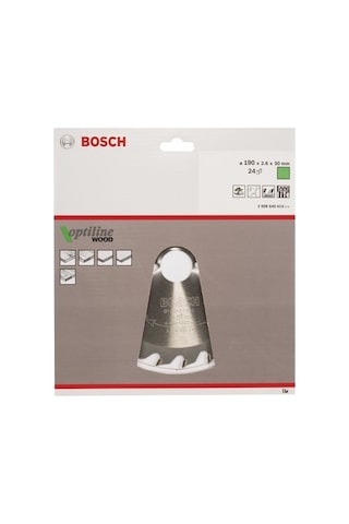 Ahşap İçin Daire Testere Bıçağı 190 Mm X 30 Mm 24 Diş