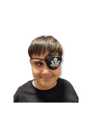 Kaptan Jack Sparrow - Göz Maskesi Çocuk Korsan Kostüm Aksesuarı