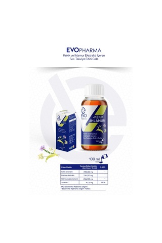 Evo Pharma Evopharma Kekik Ve Ihlamur Ekstraktı Içeren Sıvı Takviye Edici Gıda 100 ML