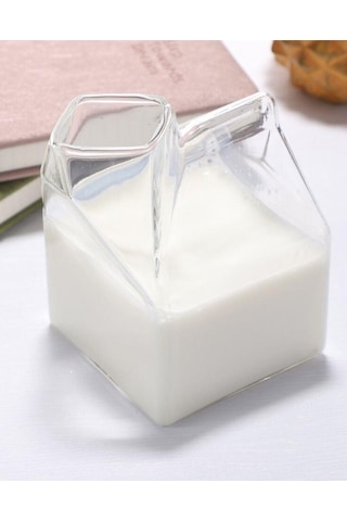 Rossel Premium Borosilikat Süt Kutusu Bardak Krd-3228