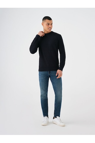 Regular Fit Erkek Kazak Koyu Lacivert