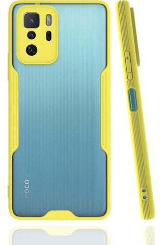 Xiaomi Poco X3 Gt Kılıf Zore Parfe Kenarları Pastel Renk Silikon