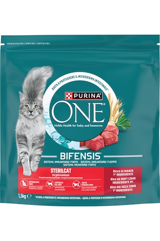 Purina One Sığır Etli Kısırlaştırılmış Yetişkin Kedi Maması 1500 G