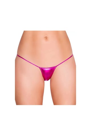 Fuşya Deri Görünümlü Tanga Tm1113 Fuşya